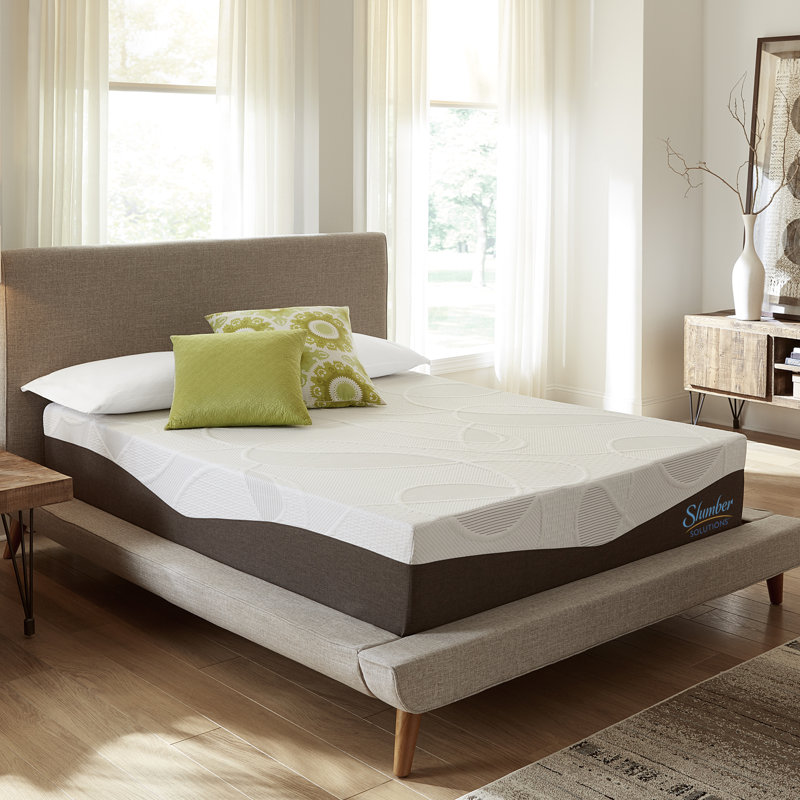 Slumber Solutions 12" Firm Gel Memory Foam Mattress & Reviews Wayfair